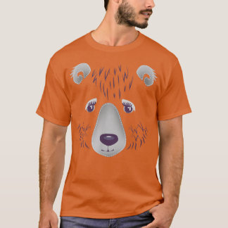 Camiseta Trendy Cute Polar Bear Face 