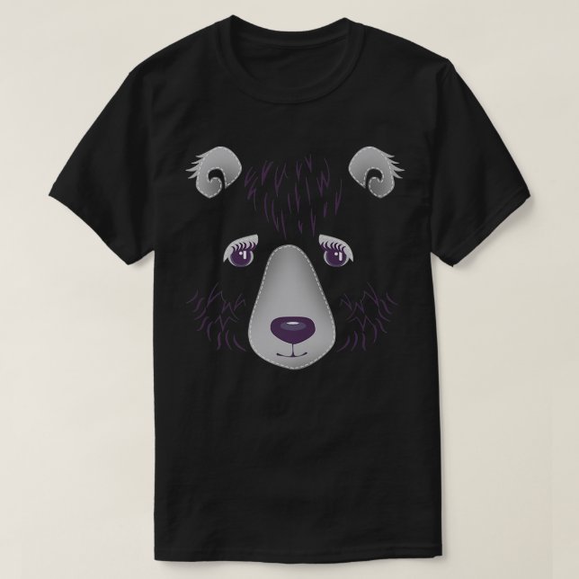 Camiseta Trendy Cute Polar Bear Face Premium (Diseño del anverso)