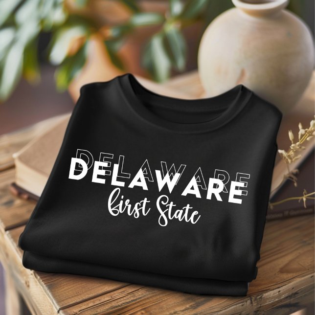 Camiseta Trendy Delaware First State T-Shirt (Subido por el creador)