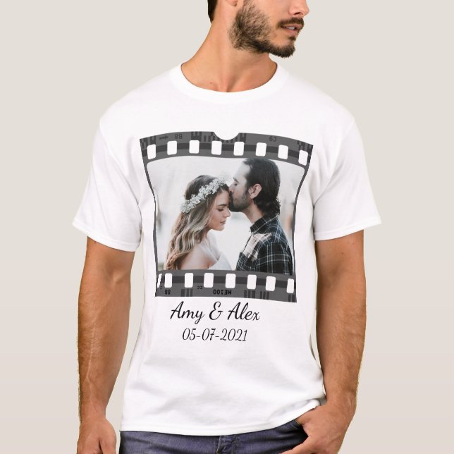 Camiseta Trendy Film Reel Movie Personalizado Picture Frame (Anverso)