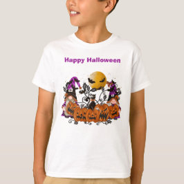 Camiseta Trendy Happy Halloween Gnome