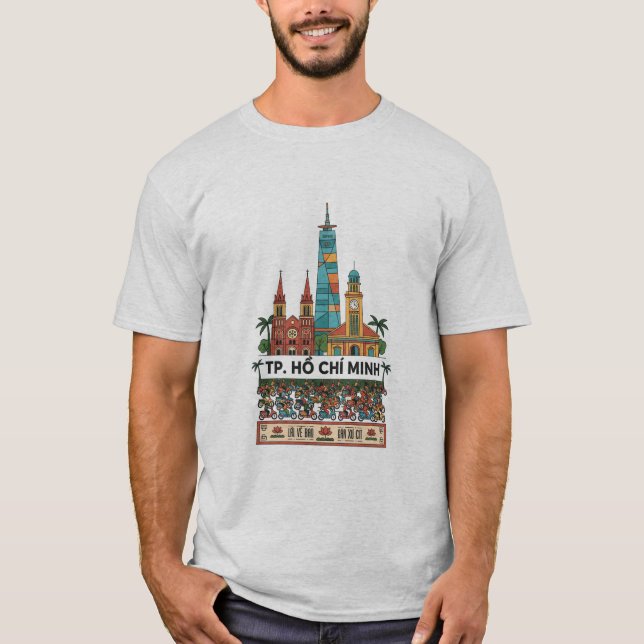 Camiseta Trendy Ho Chi Minh City Saigon Explorer Vietnam Ur (Anverso)