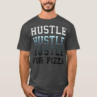 Camiseta Trendy Hustle For Pizza Gradient Text 33185643