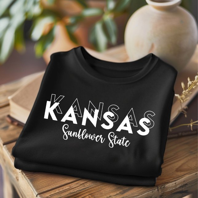 Camiseta Trendy Kansas Sunflower State T-Shirt (Subido por el creador)