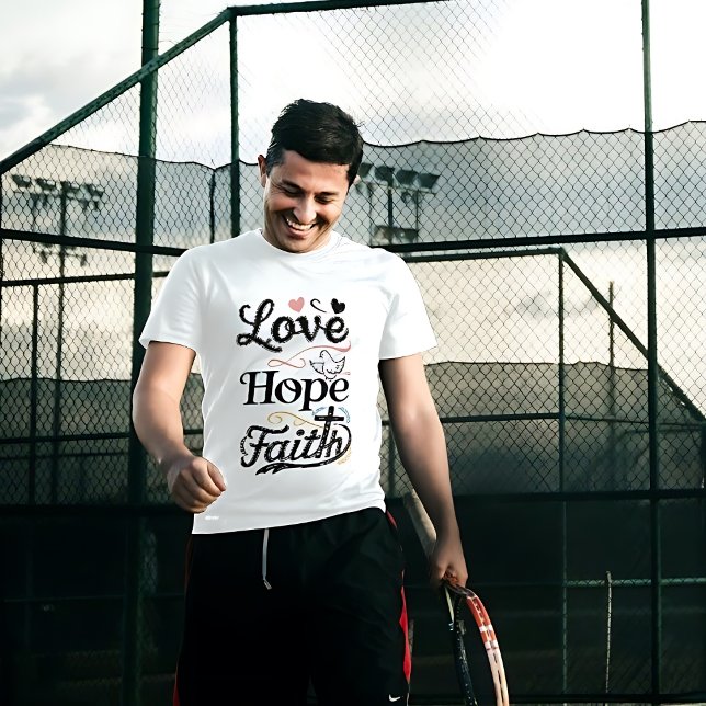 Camiseta Trendy Love Hope Faith (Subido por el creador)