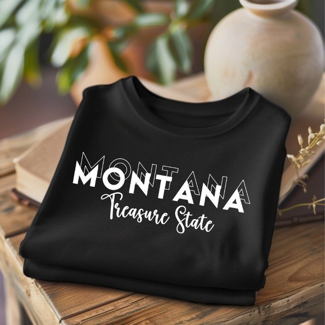 Camiseta Trendy Montana Treasure State T-Shirt (Subido por el creador)