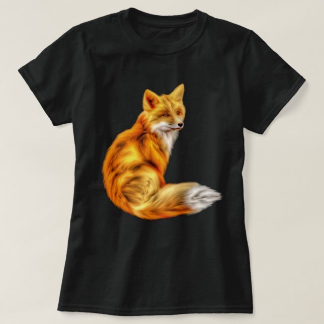 Camiseta Trendy Red Fox T-Shirt (Diseño del anverso)