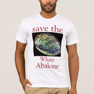 Camiseta Trendy Save The White Abalone Cita Blanca
