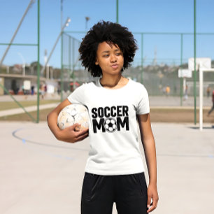 Camiseta Trendy Soccer mamá T-Shirt personalizada