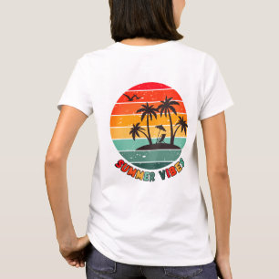 camiseta trendy "vibraciones de verano"