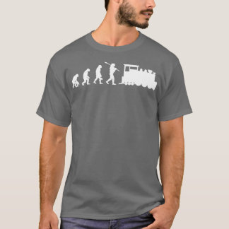 Camiseta Trenes de Conductor de Trenes de Evolución