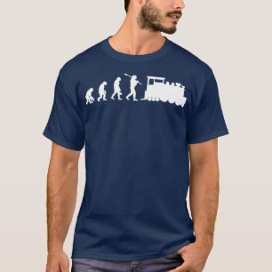 Camiseta Trenes de Conductor de Trenes de Evolución 1