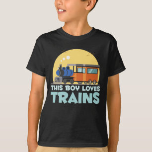 Camiseta Trenes de niños Lover Locomotora Son Tren