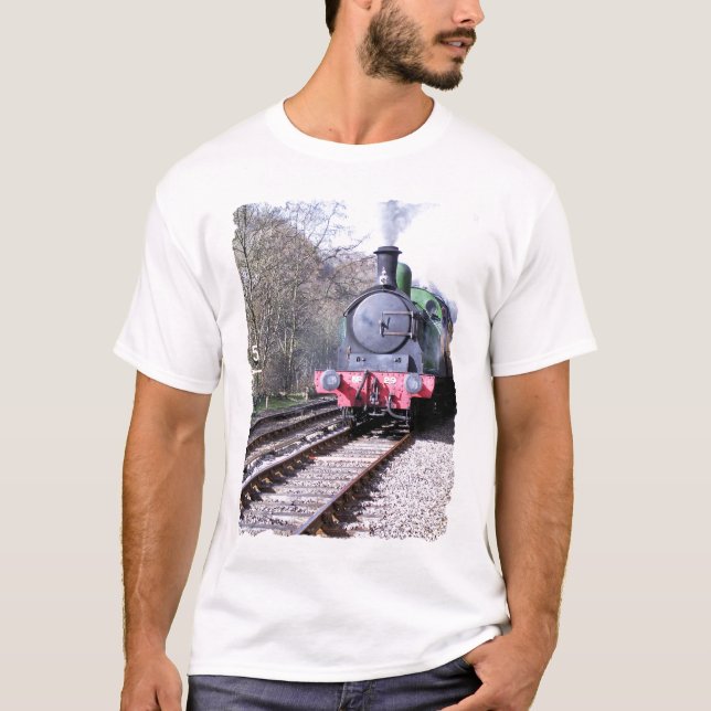 CAMISETA TRENES DE VAPOR (Anverso)