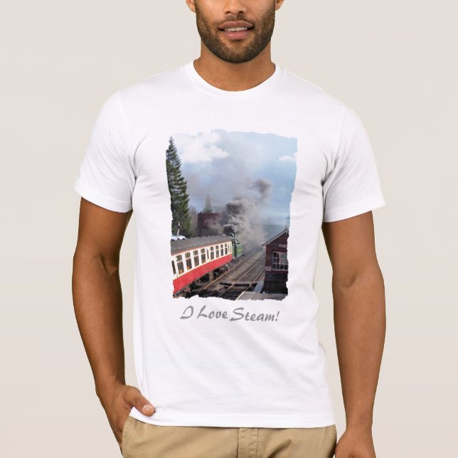 CAMISETA TRENES DE VAPOR (Anverso)