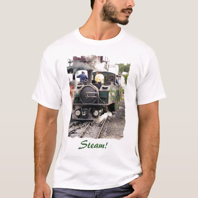 CAMISETA TRENES DE VAPOR (Anverso)