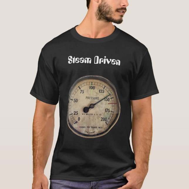 CAMISETA TRENES DE VAPOR (Anverso)