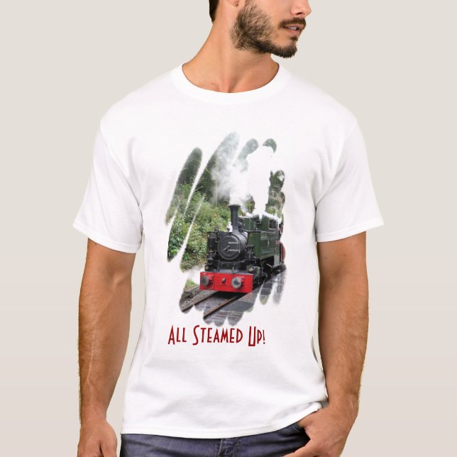 CAMISETA TRENES DE VAPOR (Anverso)
