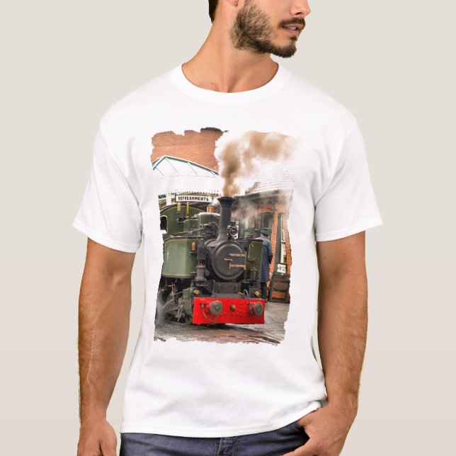CAMISETA TRENES DE VAPOR (Anverso)
