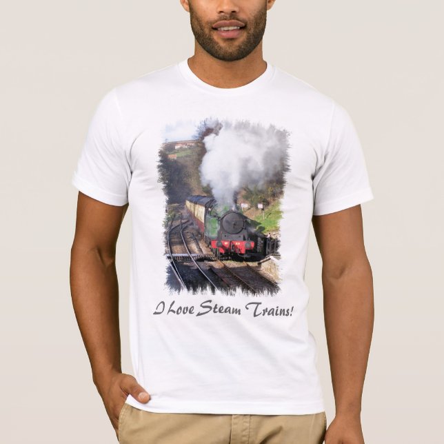 CAMISETA TRENES DE VAPOR (Anverso)