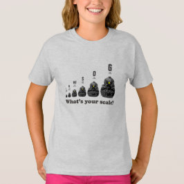 Camiseta ¿Trenes del modelo - cuál es su escala? Motores de