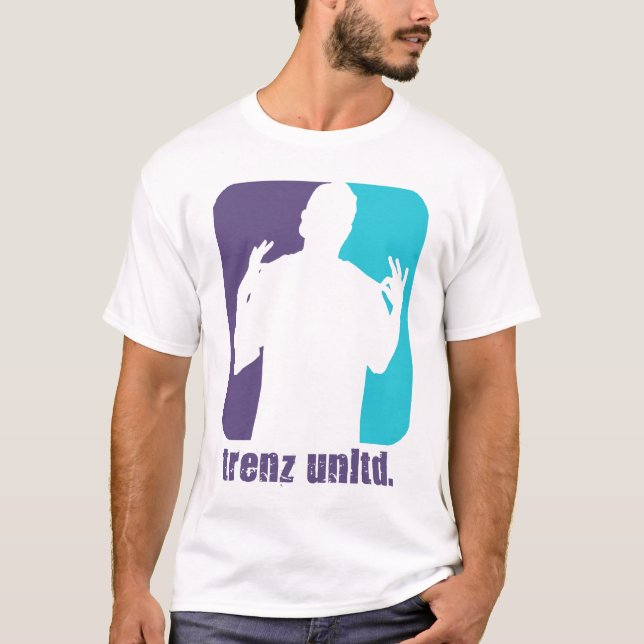 Camiseta Trenz Unltd. Púrpura y turquesa (Charlotte (Anverso)