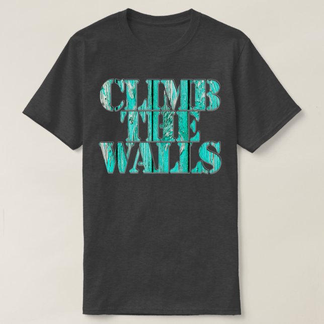 Camiseta trepar las paredes (Diseño del anverso)