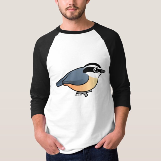 Camiseta Trepatroncos de pecho rojo (Anverso)