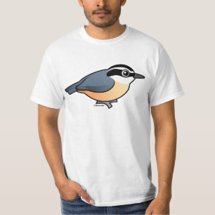 Camiseta Trepatroncos de pecho rojo