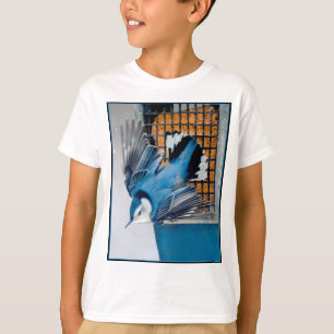 Camiseta Trepatroncos Pechiblanco en Nieve - Foto Original
