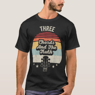 Camiseta Tres Acordes Y La Verdadera Música Retro