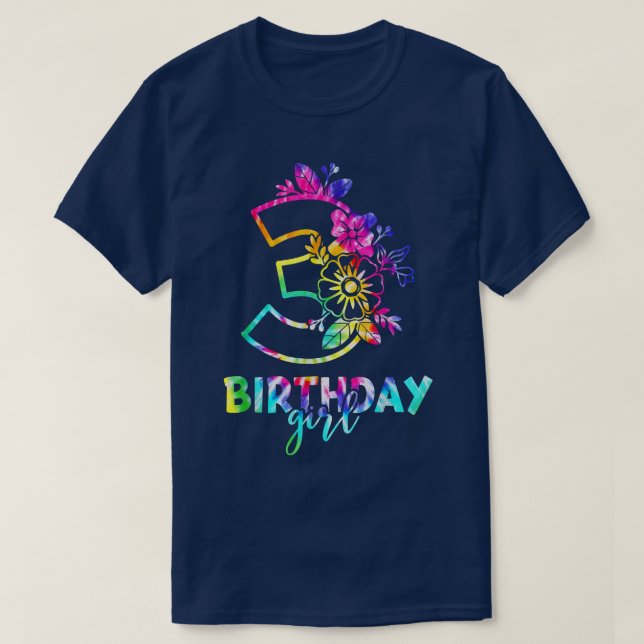 Camiseta Tres Alarmantes Que Siempre Tengo Tres Años Feliz  (Diseño del anverso)