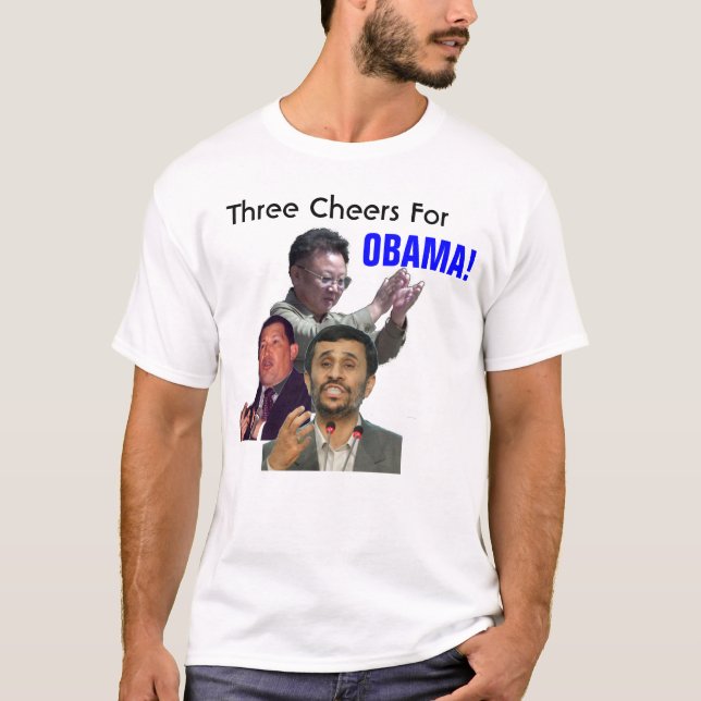 Camiseta Tres alegrías para Obama (Anverso)