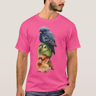 Camiseta Tres amigos de Birds Stackedogether