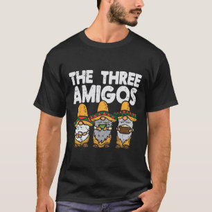 Camiseta Tres amigos nómadas mexicanos cutan cinco de mayo