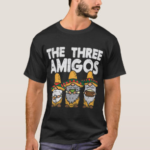 Camiseta Tres amigos nómadas mexicanos cutan cinco de mayo