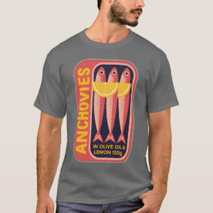 Camiseta Tres Anchoas en regalo de Lata de Limón de Oliva