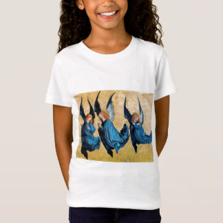CAMISETA TRES ÁNGELES EN AZUL
