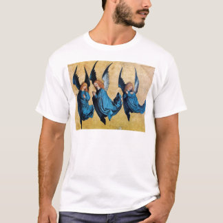 CAMISETA TRES ÁNGELES EN AZUL