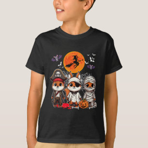 Camiseta Tres ardillas divertidas disfrazan al pirata Boo M