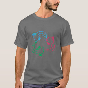 Camiseta Tres Axolotls