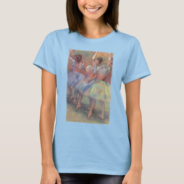 Camiseta Tres bailarinas de Edgar Degas, arte de ballet de  (Anverso)