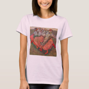 Camiseta Tres bailarinas rusas de Edgar Degas