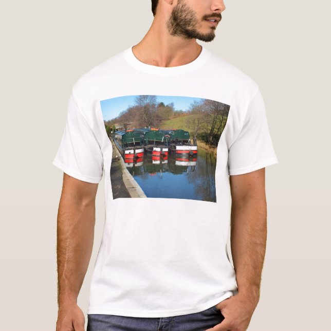 Camiseta Tres barcos de canal (Anverso)