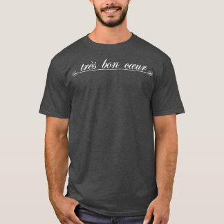Camiseta tres bon coeur muy buen corazón francés