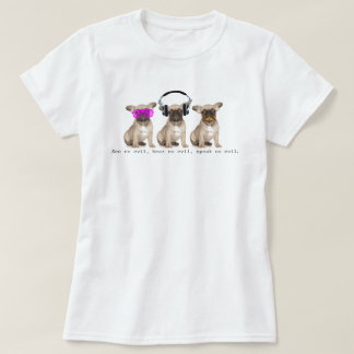 Camiseta Tres bulldoges sabios