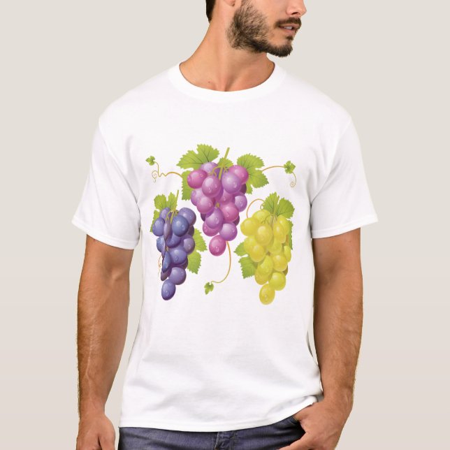Camiseta Tres Bunches De Uvas (Anverso)