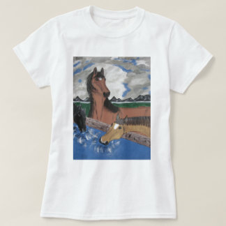 Camiseta Tres caballos bonitos