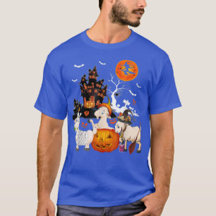 Camiseta Tres cabras Halloween Mummy Scary Witch con bombeo