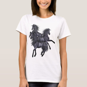 Camiseta Tres camisas negras y salvajes de Stallions
